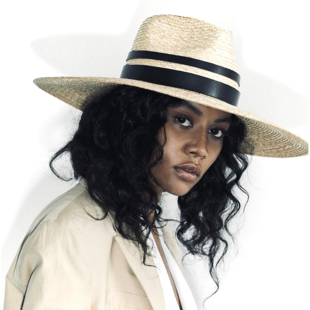 Janessa Leone Elyn Hat New With Tags  In Original Box Sz S
